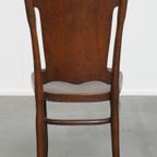 Originele Antieke Jacob En Josef Kohn Thonet Stoel Uit Begin 20e Eeuw Met Mooi Snijwerk thumbnail 3