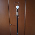 Klassiek - Vloerlamp - Staande Lamp - Met Leder Omkleed -1950 thumbnail 7
