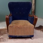 Uniek Frans Antiek Art-Deco Kinderfauteuiltje thumbnail 9