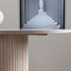 Pokka Eetkamertafel - Ø110 Cm - Licht Eiken thumbnail 4