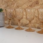 Vintage Luminarc Rosaline Roze Swirl Likeurglaasjes (4X) thumbnail 2