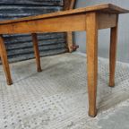 Oude Tafel Eettafel Sidetable Beukenhout 65 X 140 Cm thumbnail 8