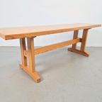 Scandinavisch Moderne Pine Houten Bank Jaren 1960 Grenen thumbnail 5