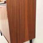 Scandinavisch Vintage Teak Fineren Secretaire thumbnail 8