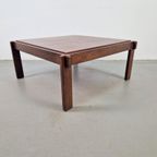 Vintage Minimalistisch Design Wengé Salontafel ‘70 Denmark thumbnail 7