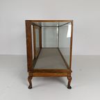 Antieke Grote Glazen Vitrinekast / Toonbank thumbnail 12