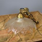 Antieke Art Deco Holophane Hanglamp thumbnail 2