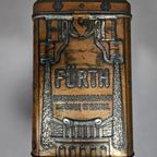 Rare Vintage Fürth Vintage Candy / Cookies Box France 1940S thumbnail 10