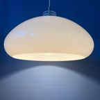 Mushroom Hanglamp - White Space Age Light Fixture thumbnail 3