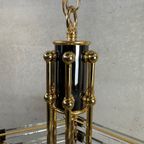 Vintage Bakalowits & Sohne Black/gold Hexagon Chandelier thumbnail 9