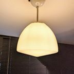 Vintage Opaline Hanglamp Van "Gispen/Giso" Jaren 50S thumbnail 15