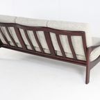 Vintage 3 Persoons Bank Reupholstered thumbnail 4