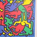 Xl Vintage Keith Haring ’86 Art Poster Ikea 2004 Rare thumbnail 5