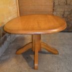 Middelgrote Ovale Massief Eikenhouten Eettafel thumbnail 7