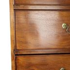 Antieke Houten Kast Tallboy Chest On Chest George Iii 19de Eeuw thumbnail 15