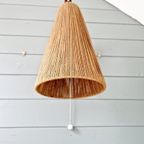 Wandlamp Van Teakhout En Sisaltouw, Temde, 1950-60 thumbnail 12