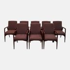 Set Van 8 Deense Teaken Armstoelen Prijs/set thumbnail 9