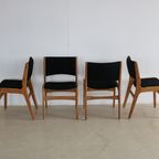 Vintage Eetkamerstoelen | Stoelen | Jaren 60 | Eiken thumbnail 5
