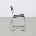 4X Dining Chair In Perforated Metal By Arrben Italy, 1980S thumbnail 5