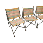 Antiek Franse Camping Klapstoelen thumbnail 4
