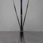 Staande Verchroomde Lamp In Art Deco Stijl, Jules Dewaele Bruxelles, Jaren 50 thumbnail 15