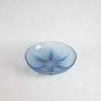 Blue Glass Papyrus Bowl By Verlys Verrerie, 1930S thumbnail 9