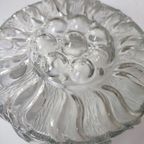 Vintage Plafondlamp Plafonnière Wandlamp Glas Organisch thumbnail 9