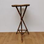 Vintage Mid Century Bamboe Bijzettafeltje Plantentafeltje Tafeltje 418 thumbnail 14