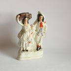 Staffordshire Figurine Of A Scottish Couple 19Th Century thumbnail 11