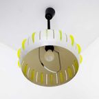 70S Ufo Hanglamp Grijs Met Neon Groene Acryl ‘Lichten’ - Reliving thumbnail 2