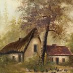 Groot Schilderij In Een Prachtige Lijst “Compound”. thumbnail 6