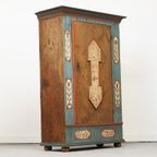 Antieke Beschilderde Bruidskast 1788 thumbnail 13