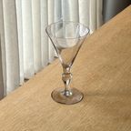 Pair Of Vintage Wine/Martini Glasses thumbnail 7
