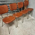 Set Retro Stoelen Frans Design 60S 4 Stuks thumbnail 4