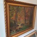 Groot Schilderij Van Gerhardus Rubingh (1891-1936) thumbnail 2
