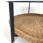 Vintage Coffee Table | Rotan Ronde Salontafel thumbnail 6