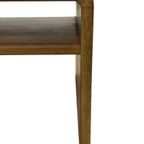 Vintage Minimalistische Eikenhouten Salontafel 80's Design thumbnail 22