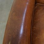 Comfortabele En Charmante Schapenleren Armchair/ Fauteuil thumbnail 8