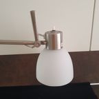 Bureaulamp - Tafellamp - Metaal - Zilverkleurig - Verstelbaar thumbnail 4