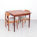 Klein Uitschuifbare Teak Eettafel, 1960S thumbnail 5