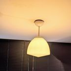 Vintage Opaline Hanglamp Van "Gispen/Giso" Jaren 50S thumbnail 7