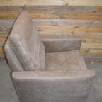 Moderne Fauteuil Taupe Licht Bruin thumbnail 5