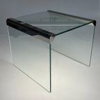 Glazen Bijzettafel, Galotti & Radice, 1970'S Italië thumbnail 5