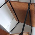 Vintage Lectuurtafel Bijzettafel Tekhouten Lectuurrek thumbnail 8