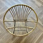 Rohé Noordwolde Rotan Bamboe Fauteuil 1960 thumbnail 9