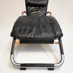 Lederen Bonaldo Swing Loungestoel Van Jochen Hoffman, 1990'S thumbnail 14