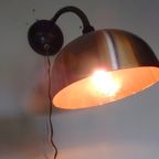 Retro Vintage Wandlamp Lamp Metaal Jaren 60 thumbnail 5