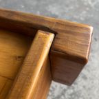 Brutalist Pine Side Table thumbnail 6