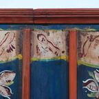 Antieke Beschilderde Bruidskast 1789 thumbnail 14