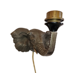 Olifanten Wandlamp Massief Messing thumbnail 2
